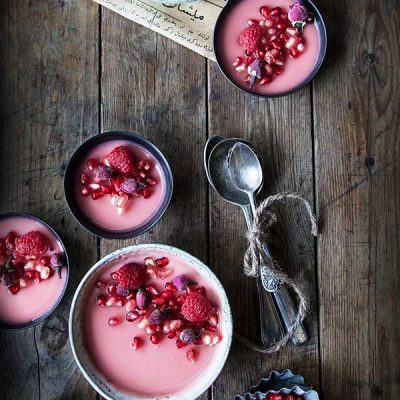 taste-and-flavors-recipes-desserts-Pomegranate-Pudding-featured