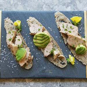 Cod liver recipe by Chef Kamil Bouloot