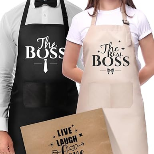 Moanlor Art - His and Hers Aprons