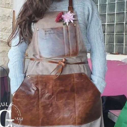 Number 41 - Fabric and Leather Apron
