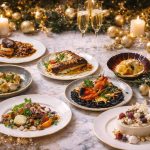 New Year dinner landscape